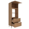 Torre Quente 1 Porta 2 Gavetas 222x80 cm CZ3142 Freijo Tecno Mobili