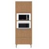 Torre Quente 1 Porta 2 Gavetas 222x80 cm CZ3142 Freijo Tecno Mobili