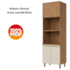 Torre Quente 2 Forno 4P 72 cm Requinte Nature Nature Areia Henn