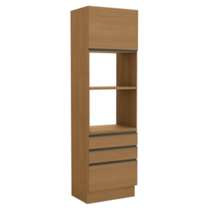 Torre Quente 2 Fornos 240x70 cm 2P 3G MDP Maxxi G750 Canela Kappesberg