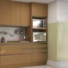 Torre Quente 2 Fornos 240x70 cm 2P 3G MDP Maxxi G750 Canela Kappesberg