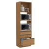 Torre Quente 2 Fornos 240x70 cm 2P 3G MDP Maxxi G750 Canela Kappesberg