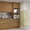 Torre Quente 2 Fornos 240x70 cm 2P 3G MDP Maxxi G750 Canela Kappesberg