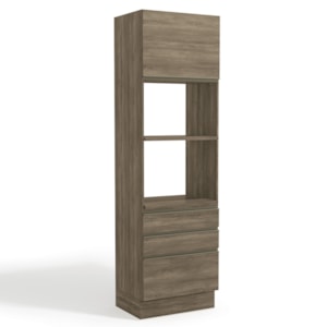 Torre Quente 2 Fornos 240x70 cm 2P 3G MDP Maxxi G750 Nogal Kappesberg