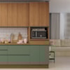 Torre Quente 240x70 cm 4P 1G MDP Maxxi G751 Canela Verde Kappesberg