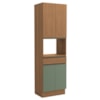 Torre Quente 240x70 cm 4P 1G MDP Maxxi G751 Canela Verde Kappesberg