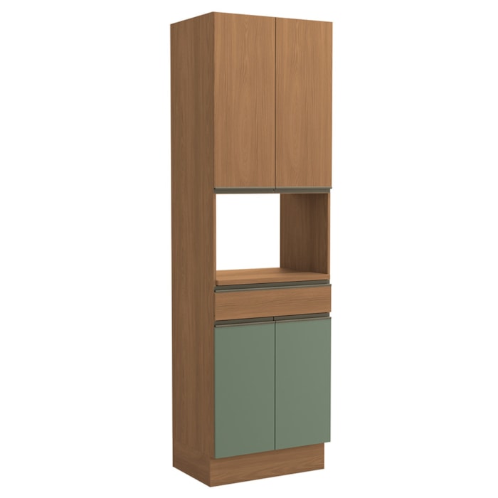 Torre Quente 240x70 cm 4P 1G MDP Maxxi G751 Canela Verde Kappesberg