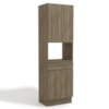 Torre Quente 240x70 cm 4P 1G MDP Maxxi G751 Nogal Kappesberg
