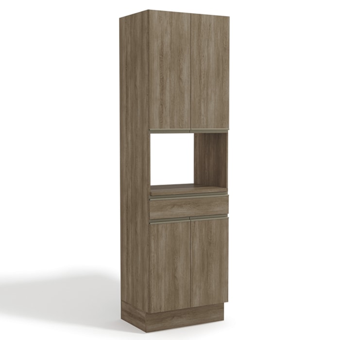 Torre Quente 240x70 cm 4P 1G MDP Maxxi G751 Nogal Kappesberg