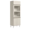 Torre Quente 3P 221X72cm MDF Kali 16866 Bianco Toq Bianco Toq Nicioli