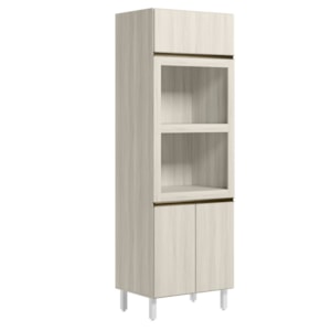 Torre Quente 3P 221X72cm MDF Kali 16866 Bianco Toq Bianco Toq Nicioli