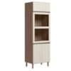Torre Quente 3P 221X72cm MDF Kali 16866 Carvalho Toq Bianco Toq Nicioli