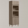 Torre Quente 3P 221X72cm MDF Kali 16866 Carvalho Toq Carvalho Toq Nicioli