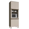 Torre Quente 4 Portas MDF 221x72 Connect C70 Duna Cristal Henn