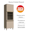 Torre Quente 4 Portas MDF 221x72 Connect C70 Duna Cristal Henn