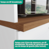 Torre Quente 72 cm 2 Portas 2 Gavetas C350 Branco HP Nature HENN