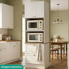 Torre Quente 72 cm 2 Portas 2 Gavetas C351 Branco HP Nature HENN