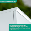 Torre Quente 72 cm 2 Portas 2 Gavetas C351 Branco HP Nature HENN