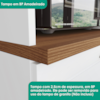 Torre Quente 72 cm 2 Portas 2 Gavetas C351 Branco HP Nature HENN