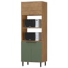 Torre Quente MDF 3 Portas 80 cm Tosc TT001 Freijo Jade MXM