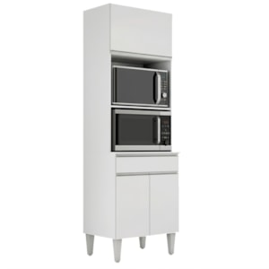 Torre Quente Para Forno E Microondas 202X61cm Andreia Branco REAJL Moveis