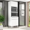 Torre Quente Para Forno E Microondas 202X61cm Andreia Branco REAJL Moveis