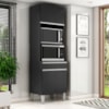 Torre Quente Para Forno E Microondas 202X61cm Andreia Preto REAJL Moveis
