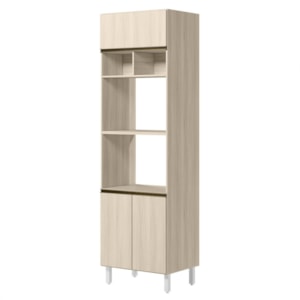 Torre Quente Para Forno E Microondas MDF 70X237 cm Kali 166851 Bianco TOQ Nicioli