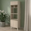 Torre Quente Para Forno E Microondas MDF 70X237 cm Kali 166851 Bianco TOQ Nicioli