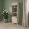 Torre Quente Para Forno E Microondas MDF 70X237 cm Kali 166851 Bianco TOQ Nicioli