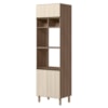 Torre Quente Para Forno E Microondas MDF 70X237 cm Kali 166851 Carvalho TOQ Bianco Nicioli