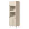 Torre Quente Para Forno E Microondas MDF 72X221 cm Kali 168661 Bianco TOQ Nicioli