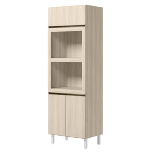 Torre Quente Para Forno E Microondas MDF 72X221 cm Kali 168661 Bianco TOQ Nicioli