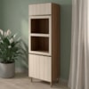 Torre Quente Para Forno E Microondas MDF 72X221 cm Kali 168661 Carvalho TOQ Bianco Nicioli